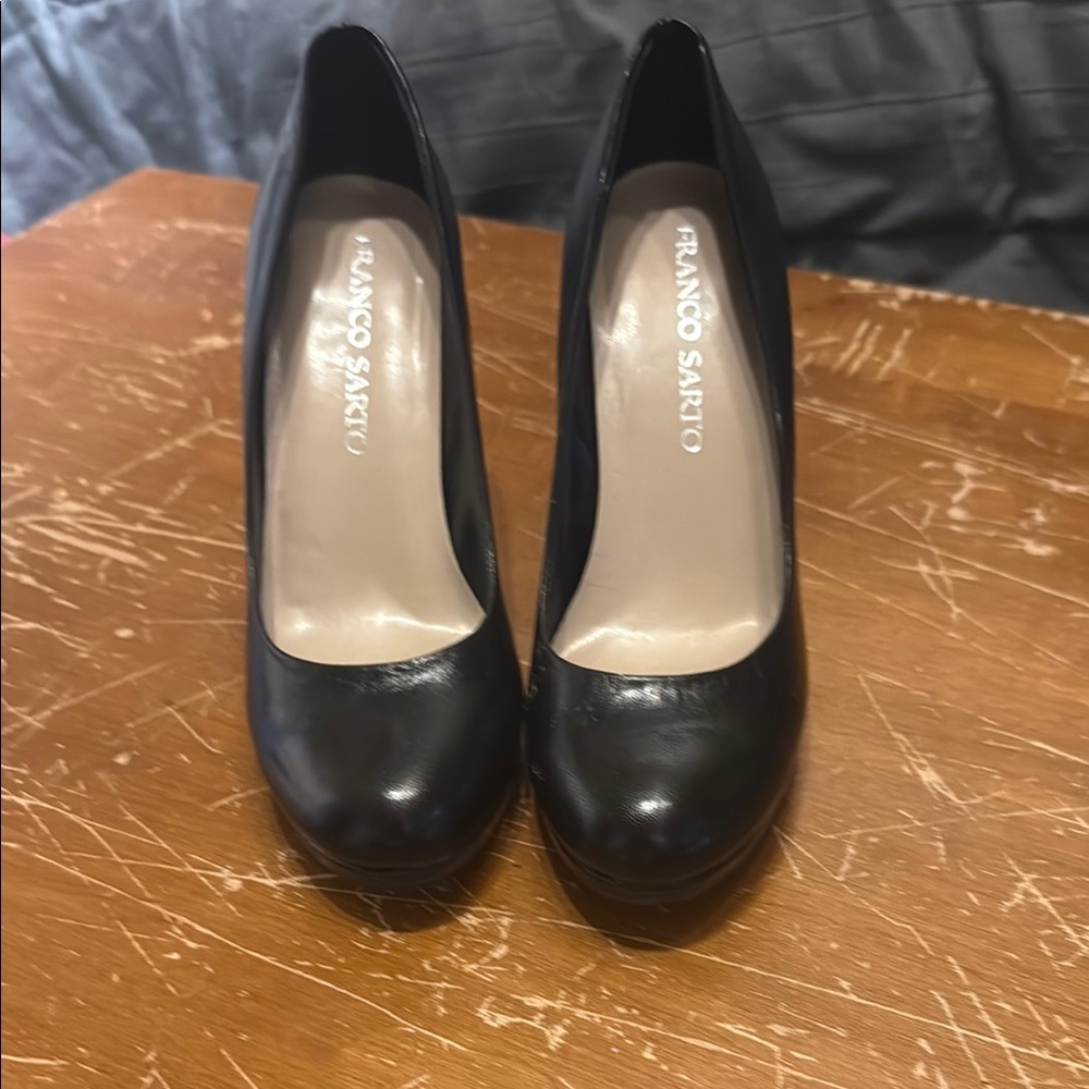 Franco Sarto Black Heels Timeless Elegance